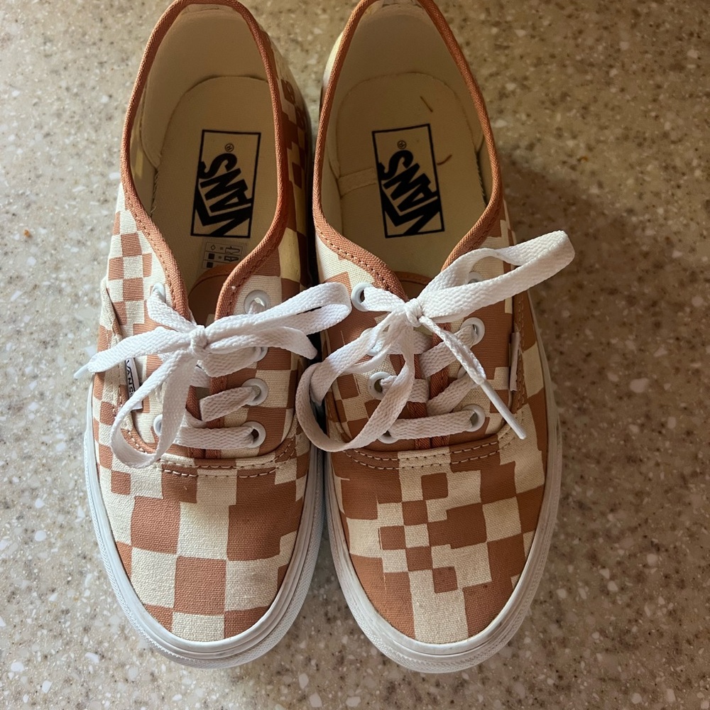 Vans platform women’s vans worn once